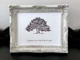 Tree "The greatest oak was once a little nut that held its ground." 8x10 archival quality fine art paper print, great gift for graduate!