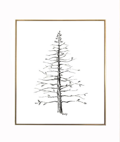 SIGNATURE GUEST TREE, 8x10 archival quality fine art paper print - wedding or shower guests sign tree branches instead of a guest book!